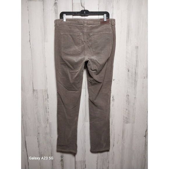 LRL Lauren Ralph Lauren Premier Straight Corduroy Women's 10 Medium Taupe Brown - Picture 4 of 7